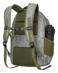 Batoh na notebook Travelite Basics Backpack Print Grey