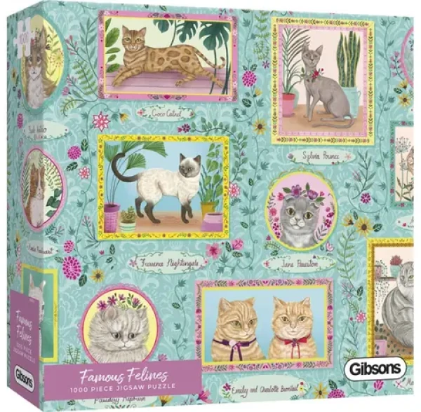 GIBSONS Puzzle Slávne mačky