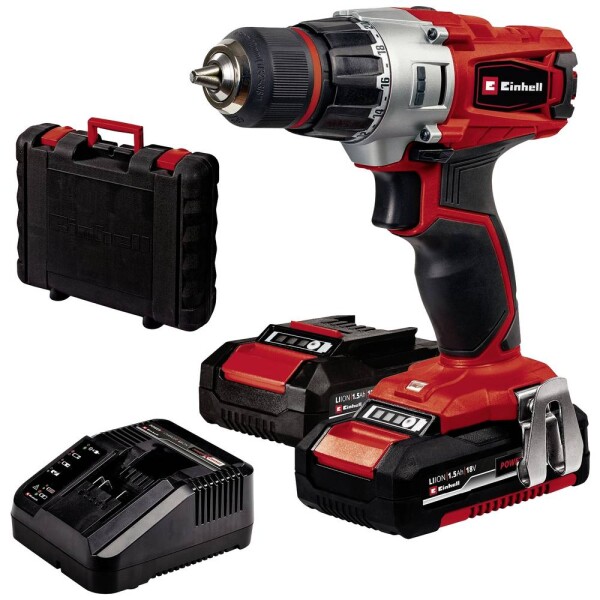 Einhell TE-CD 18 Li Kit / Aku Skrutkovač / 18V / 44 Nm / 2x 1.5Ah (4513830)