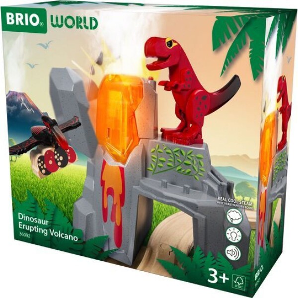 Brio Dinosaurie soptiaci vulkán