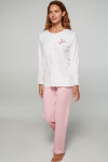 Vamp - Pyžamo s gombíkovou légou 19511 - Vamp pink blush S
