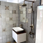 OMNIRES - ART DECO sprchový stĺp, bronz kartáčovaná AD5144BR
