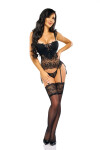 Dámsky erotický korzet Alena black - Beauty Night Fashion L/XL