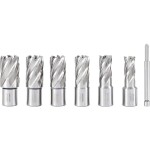 FRITZFURT 3121-1017 sada jadrových vrtákov 7-dielna 14 mm, 16 mm, 18 mm, 20 mm, 22 mm, 24 mm vysoko pevné 1 sada; 3121-1017