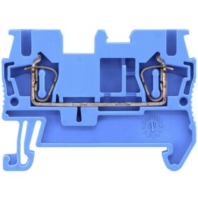 Siemens 8WH20000AF01 priechodná svorka prípojka s pružinovým protiťahom modrá 50 ks; 8WH20000AF01