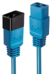 Lindy IEC C19-C20 modrá / Predlžovací kábel / 3 m / 16 A / 250 V (30122)