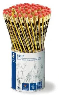 Staedtler Noris Ti / Grafitová ceruzka s gumou / HB / šesťhranná / 72 ks (122 KP72)