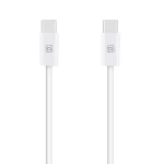 Obal:Me Super Fast USB-C/USB-C Pletený kábel 100W 1m White (57983128328)