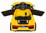Mamido Detské elektrické autíčko Audi R8 Spyder žlté