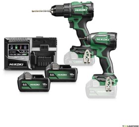 Hikoki HIKOKI.SET 18V KC18DE WCZ (DV18DE + WH18DE) 2x5.0Ah HSC