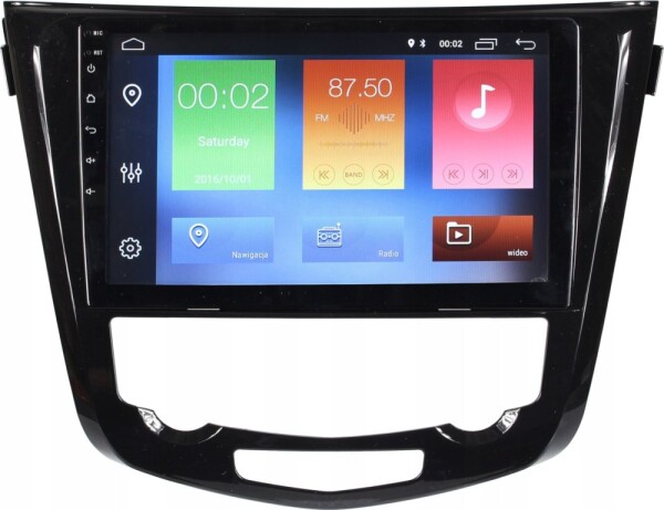 NoName RADIO Navigácia GPS NISSAN QASHQAI X-TRAIL 2014+ ANDROID klima automatyczna