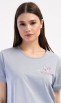 Dámske capri pyžamo Miana šedá 1XL