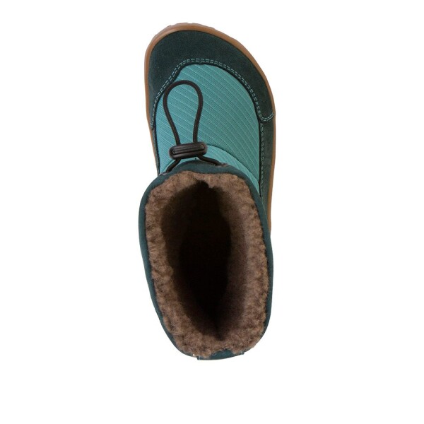 Detské zimné barefoot snehule UP TEX SNOW WOOL Petroleum G3160249-3 - 38