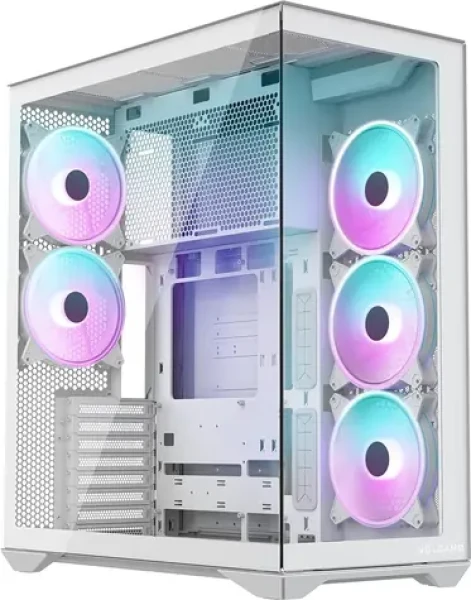 Modecom Space XL ARGB 5F biela / Skriňa (AT-SPACE-XL-5F-ARGB-20)