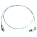 Telegärtner 100008677 RJ45 sieťové káble, prepojovacie káble CAT 6A S/FTP 5.0 m biela samozhášavý, s priechodkou chrániacou proti zlomeniu 1 ks; 100008677