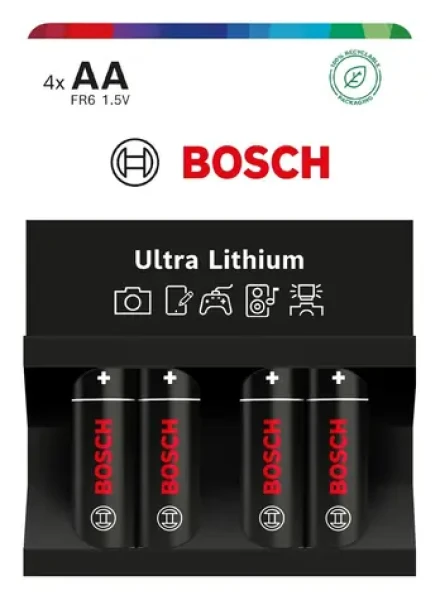 BOSCH FR6UL4B/00 / Batéria / Lítium AA / 4 ks (8594162800018)