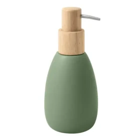 Spirella Sven dávkovač mydla zelený / polyresin / drevo / 260 ml (7610583218599)