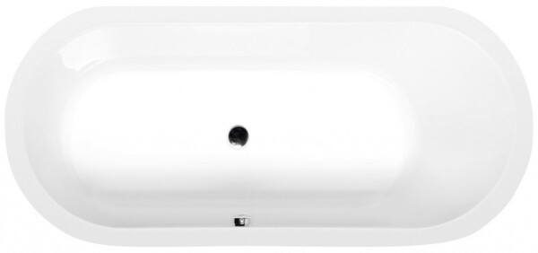 POLYSAN - ASTRA O oválna vaňa 165x75x48cm, biela 35611