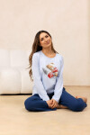 Regina 728 long/r S-XL Z25/26 dámske pyžamo Růžová XL