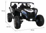 Mamido Elektrické autíčko Buggy UTV 24V 4x200W biele