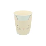 Meri Meri Papierové poháriky Cute Kitten 256 ml - set 8 ks