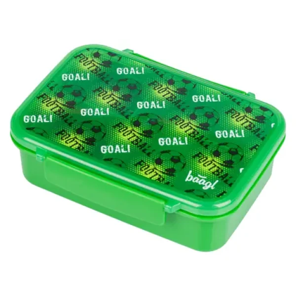 BAAGL Box na desiatu s priehradkami Futbal (A-34480)
