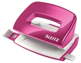 Leitz NeXXt 5060 metalický ružový / Mini dierovač / do 10 listov / A4, A5, A6 (50601023)