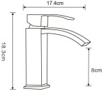 MEXEN/S - Libra R45 Set umývadlovej a vaňovej batérie s príslušenstvom, chróm 745103R45-00