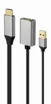 Gembird adaptér HDMI (M) na DisplayPort (F) 0.10m / aktívny (A-HDMIM-DPF-02)