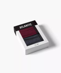 Boxerky Atlantic 2MBX-025/25 A'2 S-2XL grafitovo-červená XL
