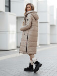 Dámska prechodná bunda ORVITA TY5026 béžová - FashionStreet M