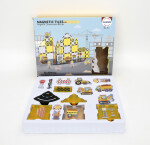 Mamido Mamido Magnetická stavebnica dopravné mesto 47 dielov, žeriav, bager, nakladač MT1476