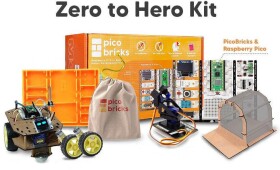 Raspberry Pi PicoBricks Zero to Hero Kit - zestaw rozwojowy do Raspberry Pi Pico}