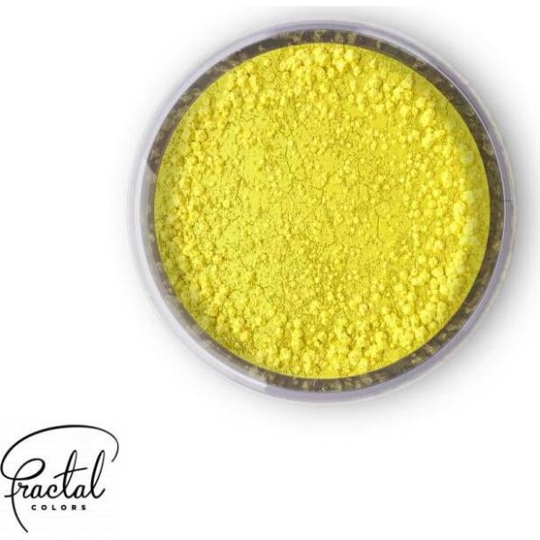 Jedlá prachová farba Fractal - Lemon Yellow (3 g) 6122 - dortis - dortis