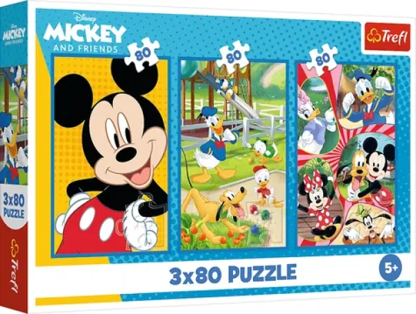Trefl Puzzle Tím Mickey Mouse