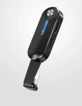 USAMS SJ357 Lightning Dual Adapter vr. LED Svetlá čierna (6958444969657)