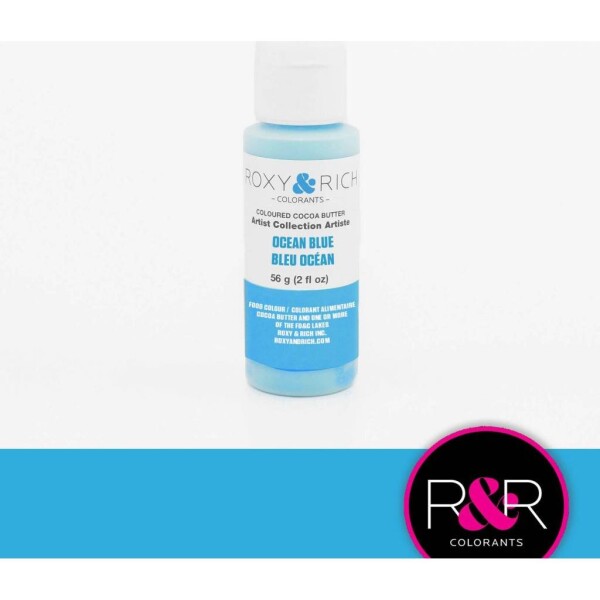 Kakaové maslo farebné 78 g ocean blue - Roxy and Rich - Roxy and Rich
