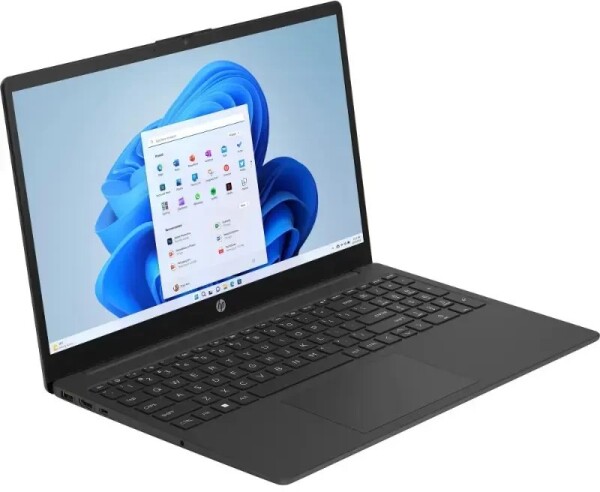 HP Notebook 15-fc0028ny - Ryzen 3-7320U, 8GB, SSD 128GB, 15.6 FHD 250nits, Jet Black, Win 11 Home, 1 years