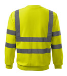 HV Essential unisex fluorescenčná žltá mikina 2XL