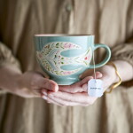 Bloomingville Hrnček Rosalynde Green 400 ml