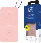 3mk PastelUp 10000mAh ružová / Powerbank / 22.5W / MagSafe / USB-A / USB-C