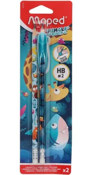 Maped Grafitová ceruzka Jungle Fever - sada 2ks / tvrdosť HB (851819)