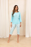 DÁMSKE PYŽAMO 707 J/25 tyrkysová XL