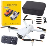 LeanToys Dron D6 PRO Kamera Światła LED Aplikacja JasnoSivý
