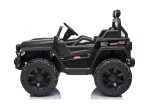 Mamido Detské elektrické auto Jeep Off Road 4x4 lakované čierne