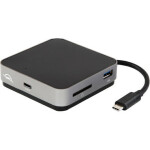 OWC USB-C cestovná dokovacia stanica (100W) / 2x USB-A 3.1 / 1xUSB-C Power PT / 1xHDMI / 1x čítačka SD kariet / čierno-šedá (OWCTCDK5P2SG)