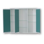 OLSEN SPA - Závesná skrinka so zrkadlom TRIGA I, II - Rozmery skriniek - 60 × 55 × 15 cm OLNPST6055
