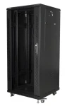 Lanberg 27U/600x600 čierny / Stojanový rozvádzač / 19" / Flat pack (FF01-6627-12B)