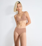 SLOGGI ZERO MICROFIBRE - ultraľahké bezšvové nohavičky, neviditeľné pod oblečením Sloggi CAMEO BROWN M