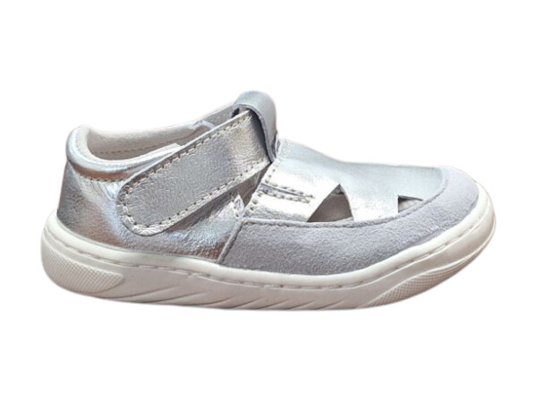 Pegres Barefoot SBF 51 Detské sandále strieborné 21